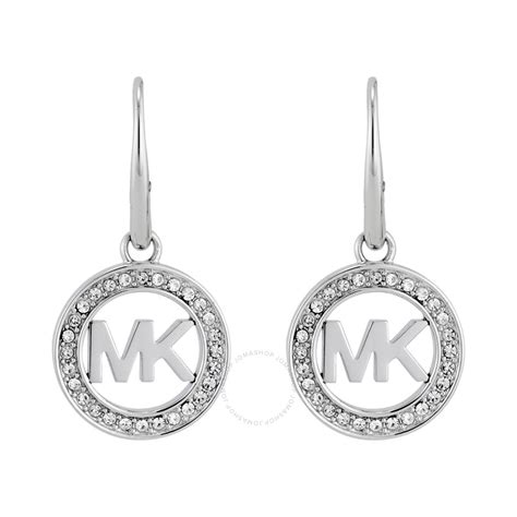 michael kors ohrringe siber braun|Michael Kors Earrings .